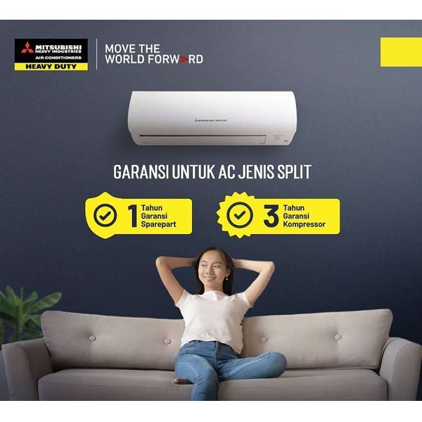 Mitsubishi AC Wall Mounted Split Standard 2 1/2 PK - SRK24CXP-W3